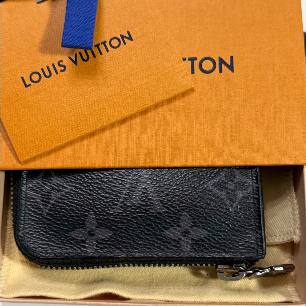 Louis Vuitton Eclipse Coin Purse Wallet Black - Picture 11 of 16